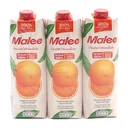 Thumbnail 1 of มาลี น้ำส้มเนเวลผสมเนื้อส้ม 100% 1 ล. x 3