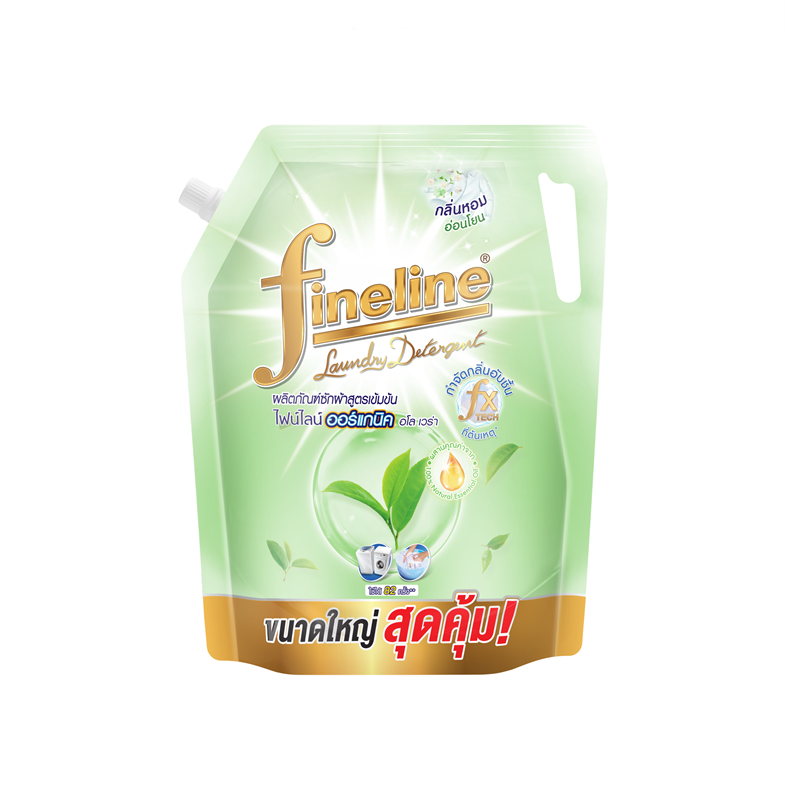 Fineline Liquid Detergent Concentrate Organic  Aloe Vera 1850ml., Green