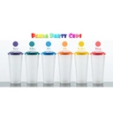 Thumbnail 1 of Panda Outlet แก้ว22ออนซ์แพนด้าปาร์ตี้+ฝา90มิล(Set A) คละสี (แพ็ค20ชิ้น)