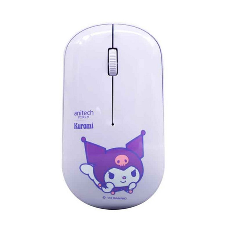 Anitech X Sanrio เมาส์ไร้สาย รุ่น KU-W238 สินค้ารับประกัน 2 ปี Purple