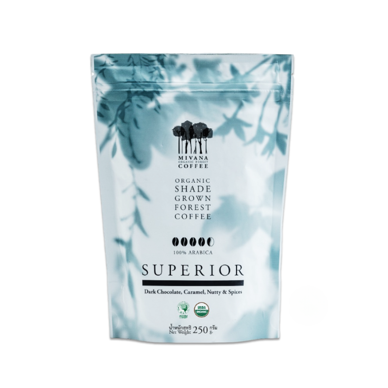 MIVANA ORGANIC ROASTED SUPERIOR BEANS 250G.