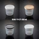 Thumbnail 1 of Panda Outlet กระปุก 265 ml. พร้อมฝาปิด คละสี (ลัง 500 ชิ้น)