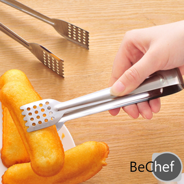 Bechef ที่คีบสแตนเลส ที่หนีบ ทีคีบอาหาร คลิปหนีบอาหาร ที่คีบ ที่คีบอเนกประสงค์ ที่คีบขนม