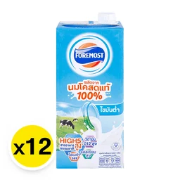 Thumbnail 2 of โฟร์โมสต์ นมโคแท้ 100% นมยูเอชที ไขมันต่ำ รสจืด 1 ล. x 12