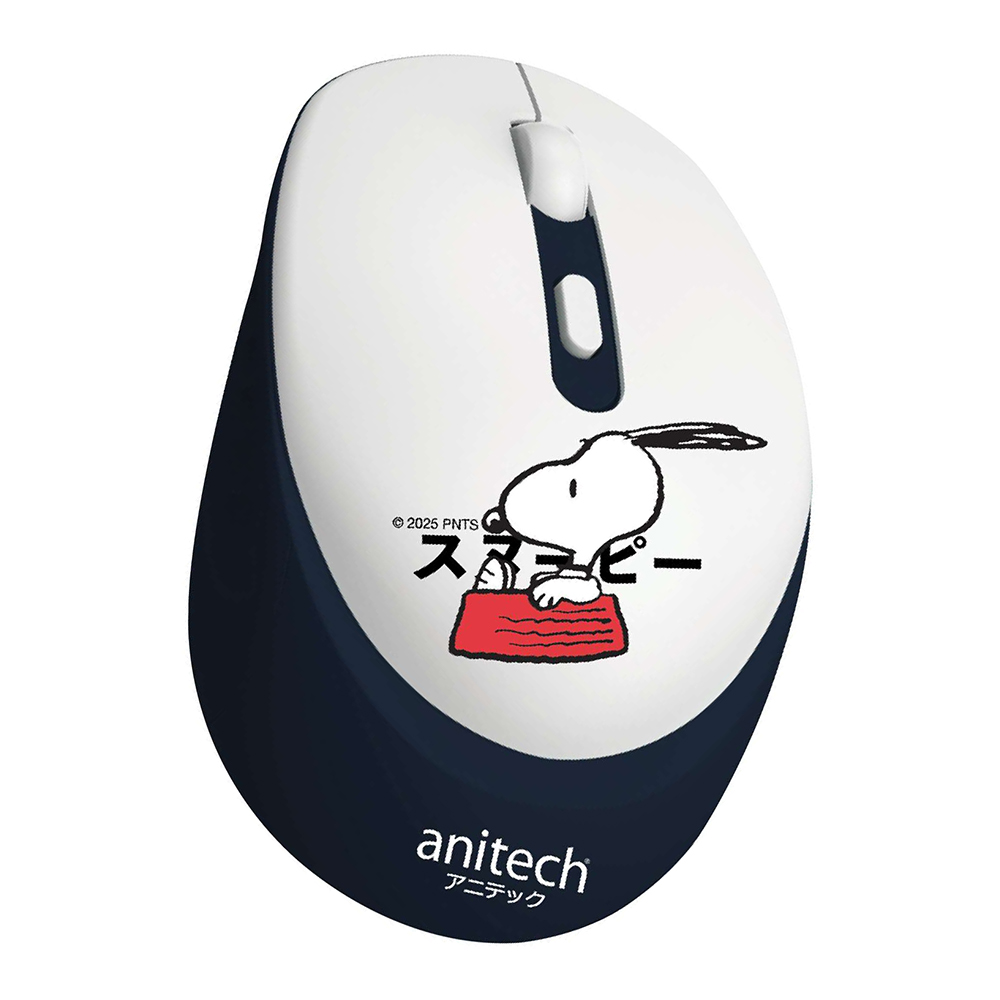 ANITECH WIRELESS MOUSE (เมาส์ไร้สาย) X SNOOPY 3 BLACK