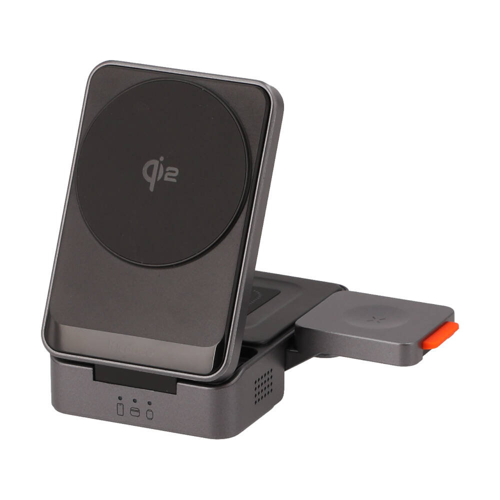MCDODO Wireless Charger Stand Foldable  MagQ Qi2 3-in-1 15W