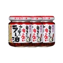 Thumbnail 1 of MOMOYA Taberu Layu Chili Oil with Rapeseed Oil and Fried Garlic (Made in Japan) 110g x 3 bottles