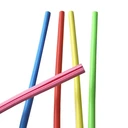 Thumbnail 3 of RePlanetMe หลอดซิลิโคนผ่าข้างล้างง่าย Silicone Resealable Reusable Straws ฟ้า (Blue)