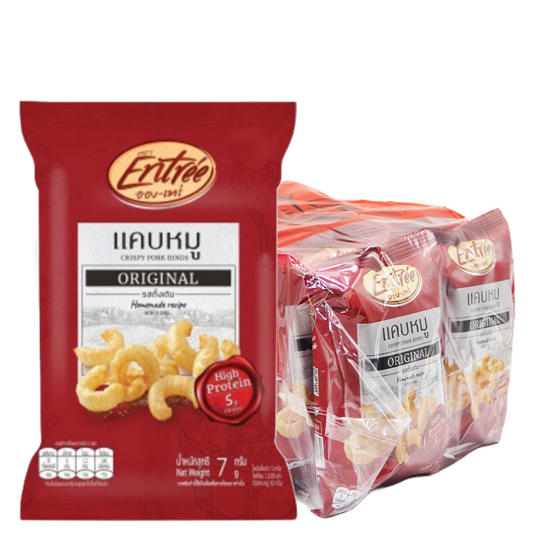 ENTREE Crispy Pork Rinds Original 7 g x 12