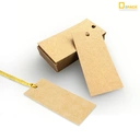 Thumbnail 2 of Depack T007-K(Rope)(สีคราฟท์เชือก) ป้ายห้อยสินค้ารูปสี่เหลี่ยมผืนผ้า ไม่พิมพ์ลาย (1 แพ็ค/ 50 ใบ)