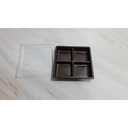 Thumbnail 1 of Ks Bakery กล่องพลาสติกใส 4 ช่อง E44 แพ็ค 50 ใบ