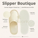 Thumbnail 1 of วันเวิร์ค รองเท้าผ้าแคนวาส หัวปิด 28 ซม. (แพ็ค10 คู่) Onework Canvas Slipper Closed toe 28 cm. Slipper Boutique (Pack 10 pair)
