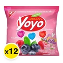 Thumbnail 2 of YOYO Love Berry Gelatin Jelly Heat Shape 18 g x 12