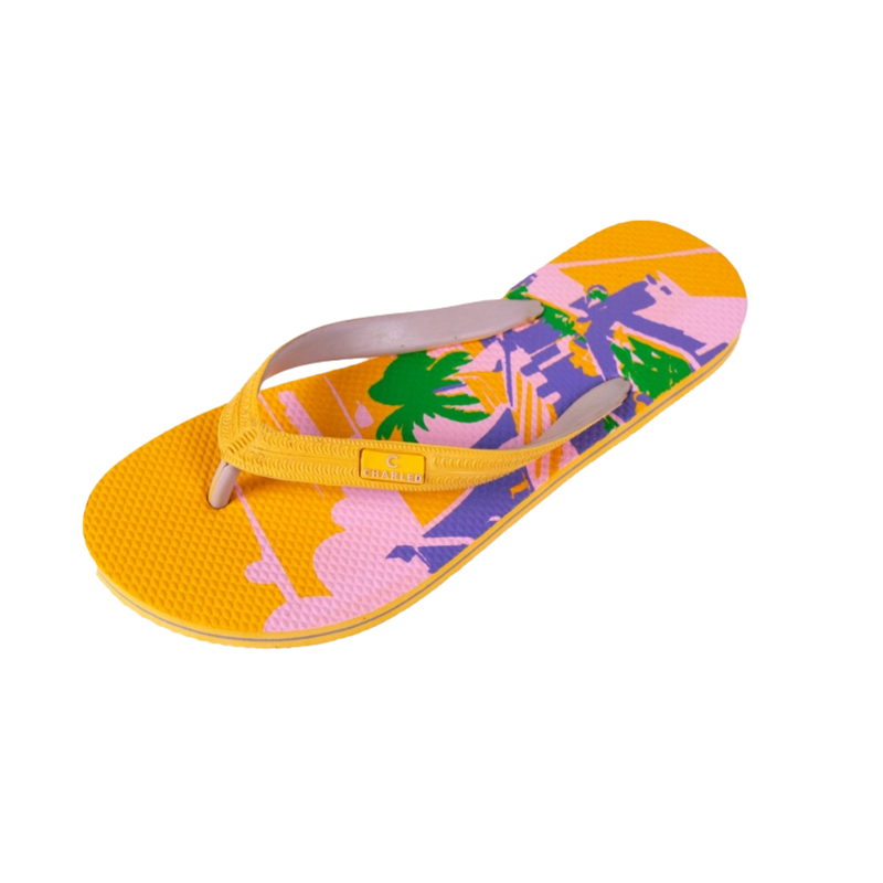 Charled รองเท้าแตะผู้หญิงหูหนีบรุ่น RW3307  ส้ม,36