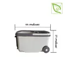 Thumbnail 3 of EASYMOP Mop and Spinning Bucket CARRY MOP Cream Colored