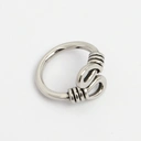 Thumbnail 1 of Twin Fish ห่วงรัดผ้าเช็ดปากกลมเงาปลายขดเชือก 6ชิ้น/ชุด NAPKIN RING รหัส NR-8