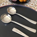 Thumbnail 2 of Twin Fish ปลอดสนิม ช้อนซุปโต๊ะ ช้อนตักแบ่ง ช้อนกลาง 3 ชิ้น หนา2.5มม.#51-03Twin Fish
