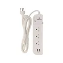 Thumbnail 1 of เทคโปร ปลั๊กไฟ 3 Way 1 switch 2xUSB 2.1A 3M. PLG02