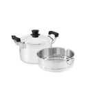 Thumbnail 1 of ซีกัล ชุดหม้อต้ม พร้อมชั้นนึ่ง ตราจรวด 24 ซม.