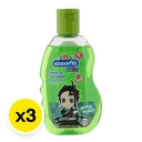 Thumbnail 2 of KODOMO Shampoo & Soap Kids Head To Toe Apple Peach Green 100 ml x 3