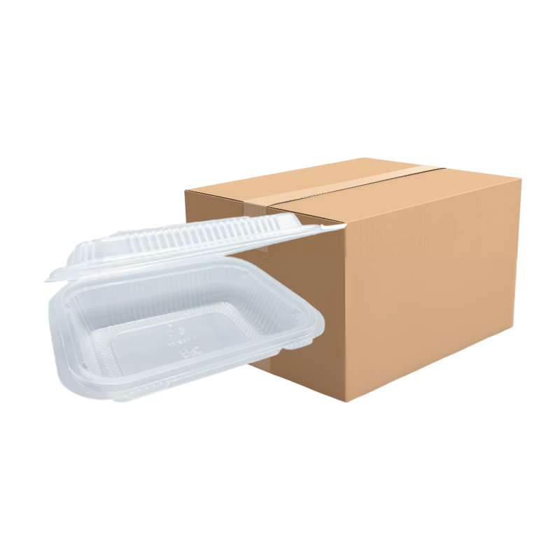 CLEAR PP CLAMSHELL FOOD BOX 650 ML. X 500