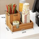 Thumbnail 1 of BIOPACK ที่ใส่แก้ว (D1 - กล่อง 3 ช่อง,สีดำ) กล่องใส่แก้ว ช่องใส่แก้ว กล่องใส่ฝาแก้ว ชั้นวางแก้ว ที่ใส่หลอด ชั้นวางแก้ว [[ส่งจากไทย]]