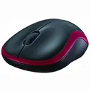 Thumbnail 3 of Logitech Wireless Mouse M185 Red