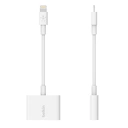 Thumbnail 2 of เบลคิน หัวแปลง Lightning Audio + Charge Rockstar (F8J198btWHT)