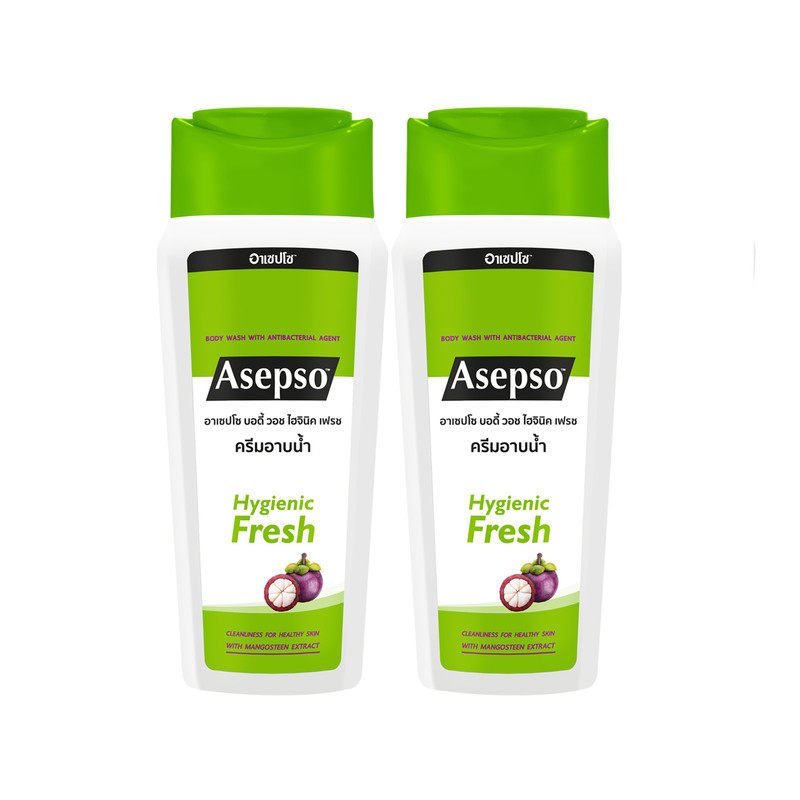 Asepso Body Wash - Hygienic Fresh 220 ml (2 Bottles/pack)