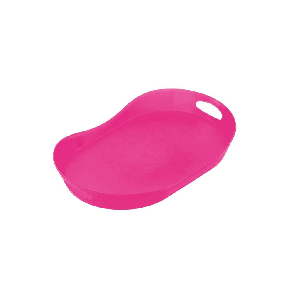 DKW Official HH-730 ถาดเสิร์ฟอาหาร ถาดวางของ (มีหลายสี) Plastic Food Tray สีชมพู