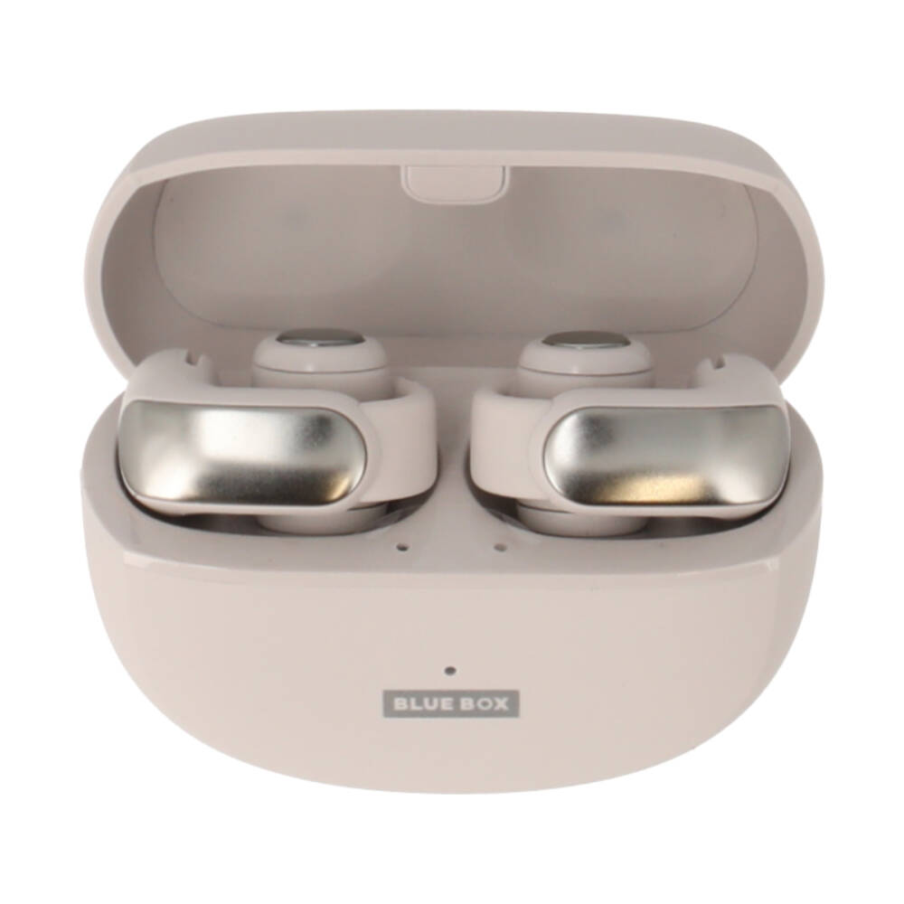 BLUE BOX Headphone Wave ENC Open Ear Clips Light Grey