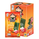 Thumbnail 1 of เถ้าแก่น้อย บิ๊กชีท สาหร่ายทอด รสสโมคแซลมอน ซอสลิ้นจี่ 3.2 ก. 12 ชิ้น