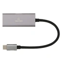 Thumbnail 1 of TECHPRO USB-C to LAN Gigabit Network Connector Silver Gray