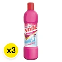 Thumbnail 2 of วิกซอล น้ำยาล้างห้องน้ำ กลิ่นพิ้งค์พาราไดซ์ 450 มล. x 3