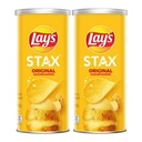 Thumbnail 1 of LAY'S Stax Potato Chips Original 65 g x 2