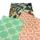 Thumbnail 1 of RePlanetMe แรปไขผึ้งหุ้มอาหาร Reusable BeesWax Food Wrap ดอกไม้ (Flora) 3 ชิ้น
