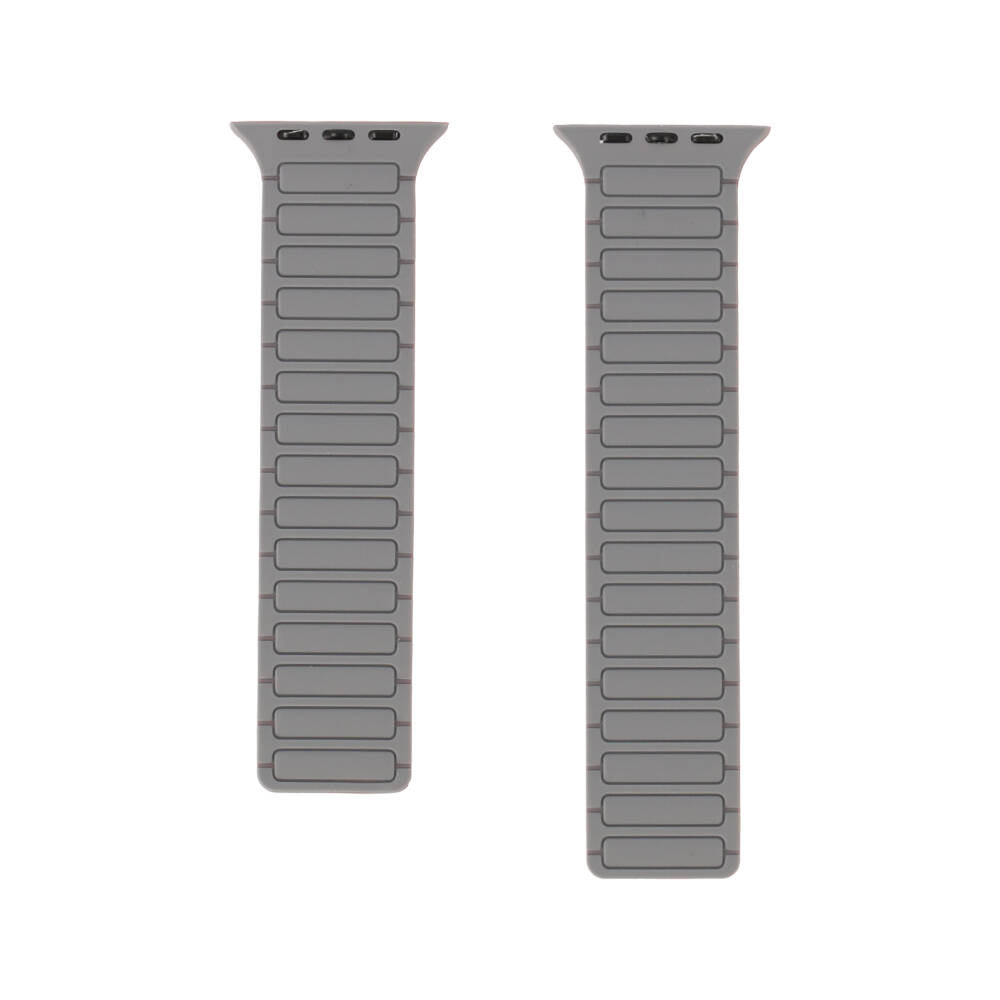 BLUE BOX Apple Watch Strap Series 6,7,8,9,10,11,SE1,SE2,Ultra 44/45/46/49mm Mag Flex Grey