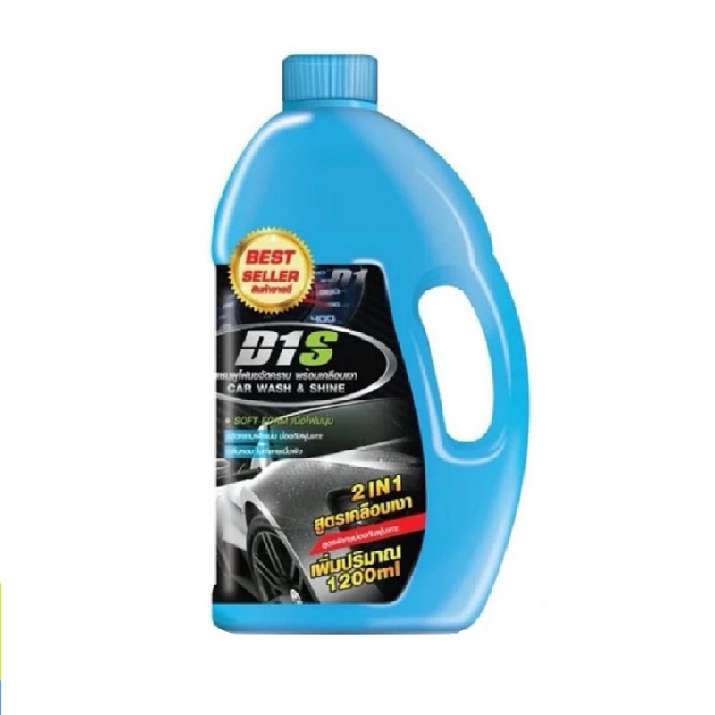 D1Spec แชมพูล้างรถ น้ํายาล้างรถ แชมพูล้างรถ มีกลิ่นหอม รักษาสีรถ ขจัดคราบสกปรก ขนาด 1,200ml