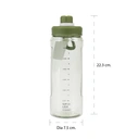 Thumbnail 2 of SUPER LOCK Water Bottle Plastic Model 6928 680 ml Green