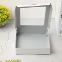 Thumbnail 3 of Quickpack - กล่องหน้าต่างสุดแกร่ง ครึ่งปอนด์/ชิฟฟ่อน ทรงเตี้ย ขนาด 15x15x5 cm – 20 กล่อง