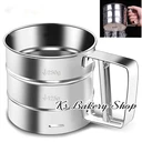 Thumbnail 5 of Ks Bakery ที่ร่อนแป้งมือบีบสแตนเลสอย่างดี