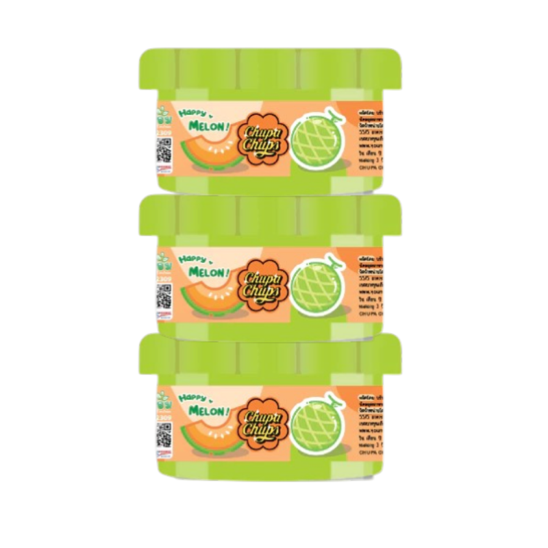 [แพ็ค3ชิ้น] Chupa Chups เจลหอมปรับอากาศ กลิ่นMelon ขนาด 60 กรัม