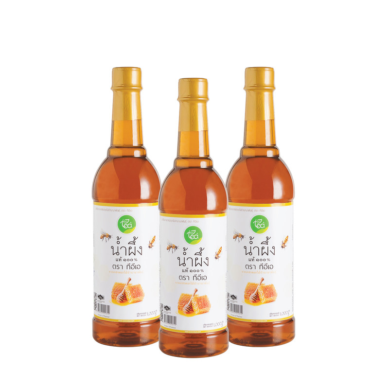 TEA Pure Wildflower Honey (1,000 g) x 3 Bottles