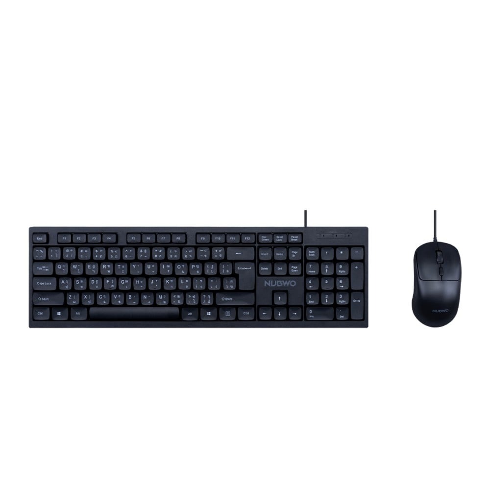 NUBWO Wired Combo Set Model NKM646 Black