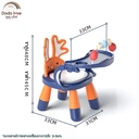 Thumbnail 4 of DODOLOVE Baby Dining Chair Purple-Orange