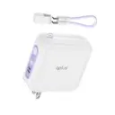 Thumbnail 2 of QPLUS Power Bank 15000 mAh 2xUSB-C LED Display with 2-in-1 Cable W1501C White