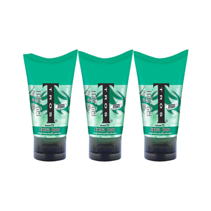 TROS Extra Hold Hair Gel High Green Tube Shaping Formula Styling Formula  Level 5