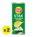 Thumbnail 2 of เลย์ มันฝรั่งทอดกรอบ รสซาวครีมหัวหอม 65 ก. x 2