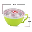 Thumbnail 5 of RRS ปิ่นโตเก็บความร้อน 3 ชั้น 2.7 ลิตร พร้อม ถ้วยบรรจุอาหาร 15 cm. - สีเขียว