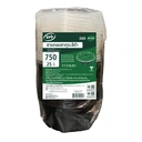 Thumbnail 1 of อีพีพี ชามกลมซากุระสีดำ พร้อมฝา PP 25 ชุด